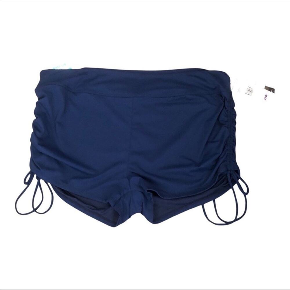 Beach House Paloma Blake Adjustable Swim Shorts Navy Plus Size 20W NWT - Picture 3 of 9